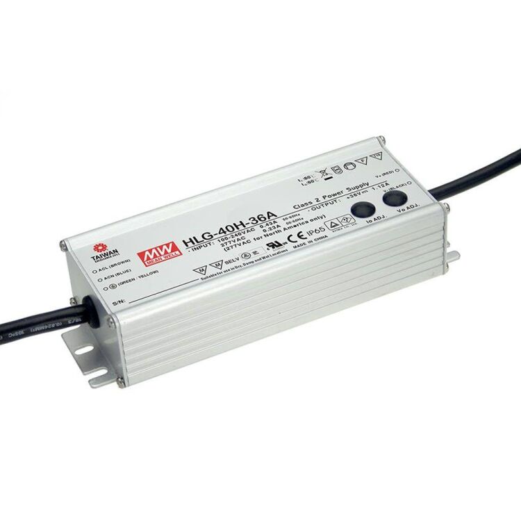 HLG-40H-36A 90VAC-305VAC Giriş 33~40V Çıkış 40W Led Sürücü