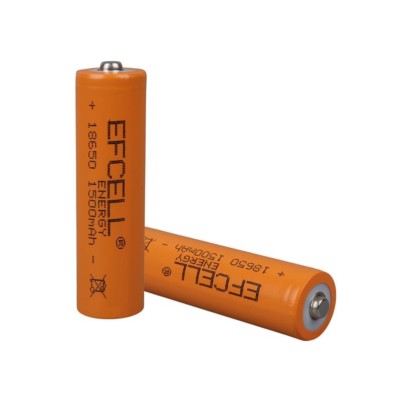 EFCell 18650 3.7V 1500mAh Şarj Edilebilir Li-Ion Pil