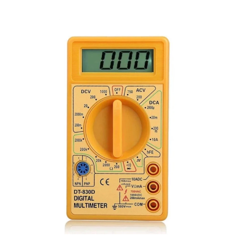 Dijital Avometre Multimetre Ölçü Aleti DT-830D