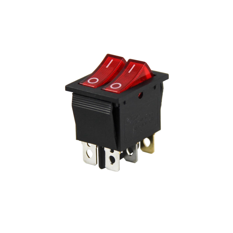 IC-101 KCD2-2101 İkili Işıklı Anahtar Kırmızı