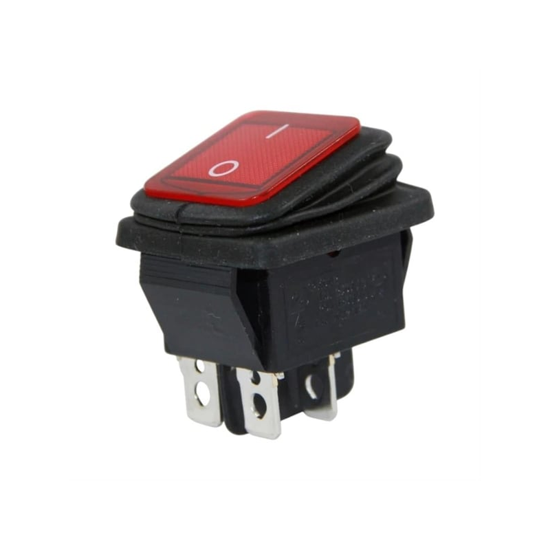 IC-104W Geniş Körüklü Kırmızı Işıklı Anahtar