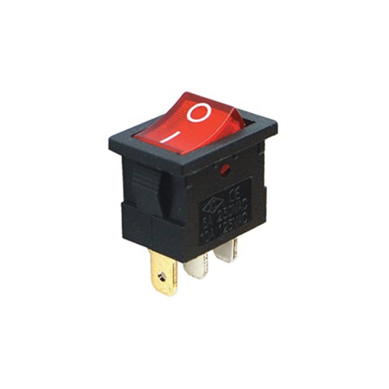 IC-118 Mini Işıklı Kırmızı Anahtar
