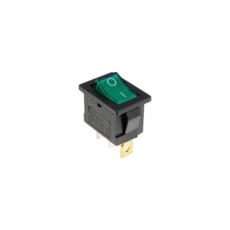 IC-118 Mini Işıklı Yeşil Anahtar