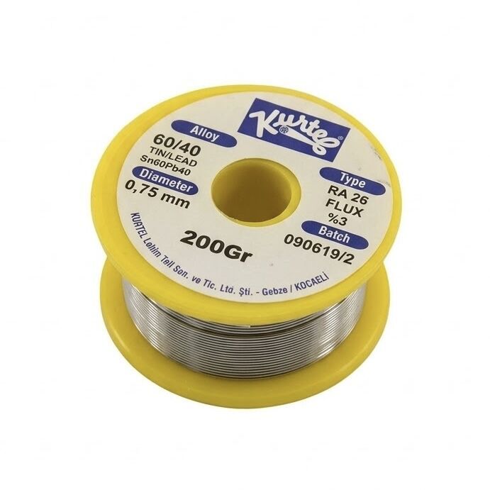 Kurtel 0.75mm 200Gr Sn:60 Pb:40 Lehim Teli
