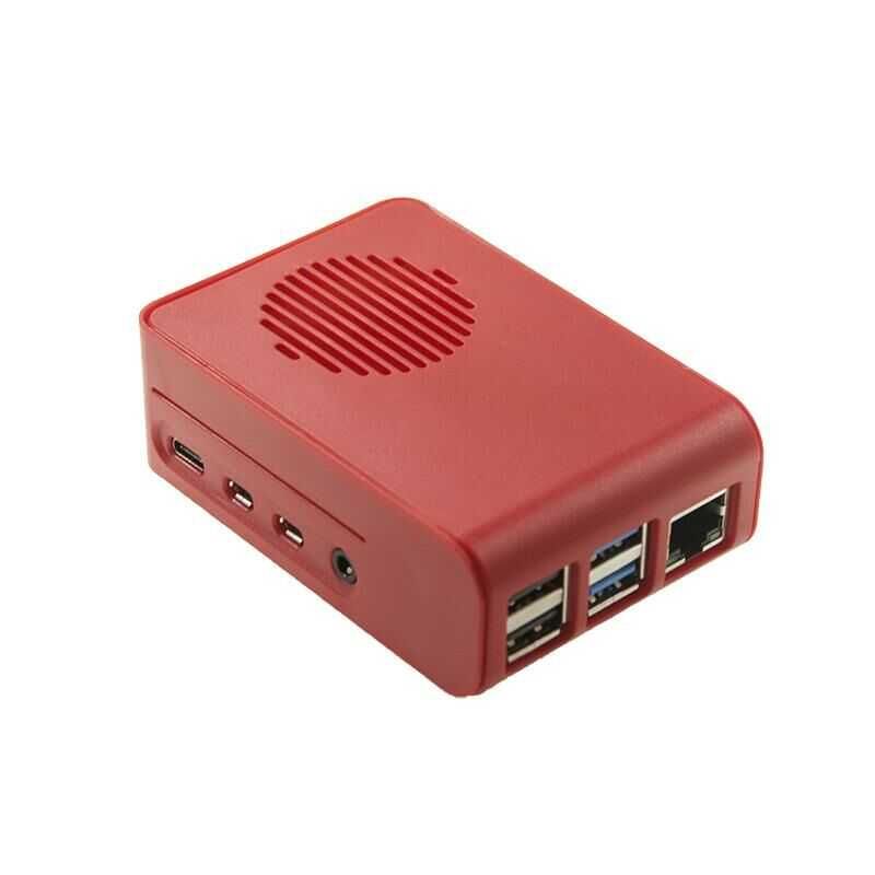 Raspberry Pi 4 Kırmızı Muhafaza Kutusu