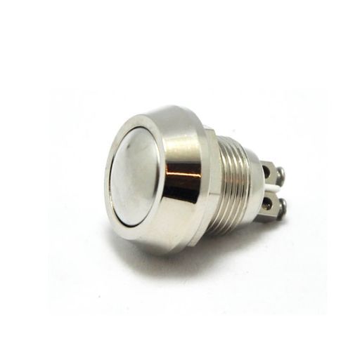12mm Metal Buton Nikel Vida Bacaklı