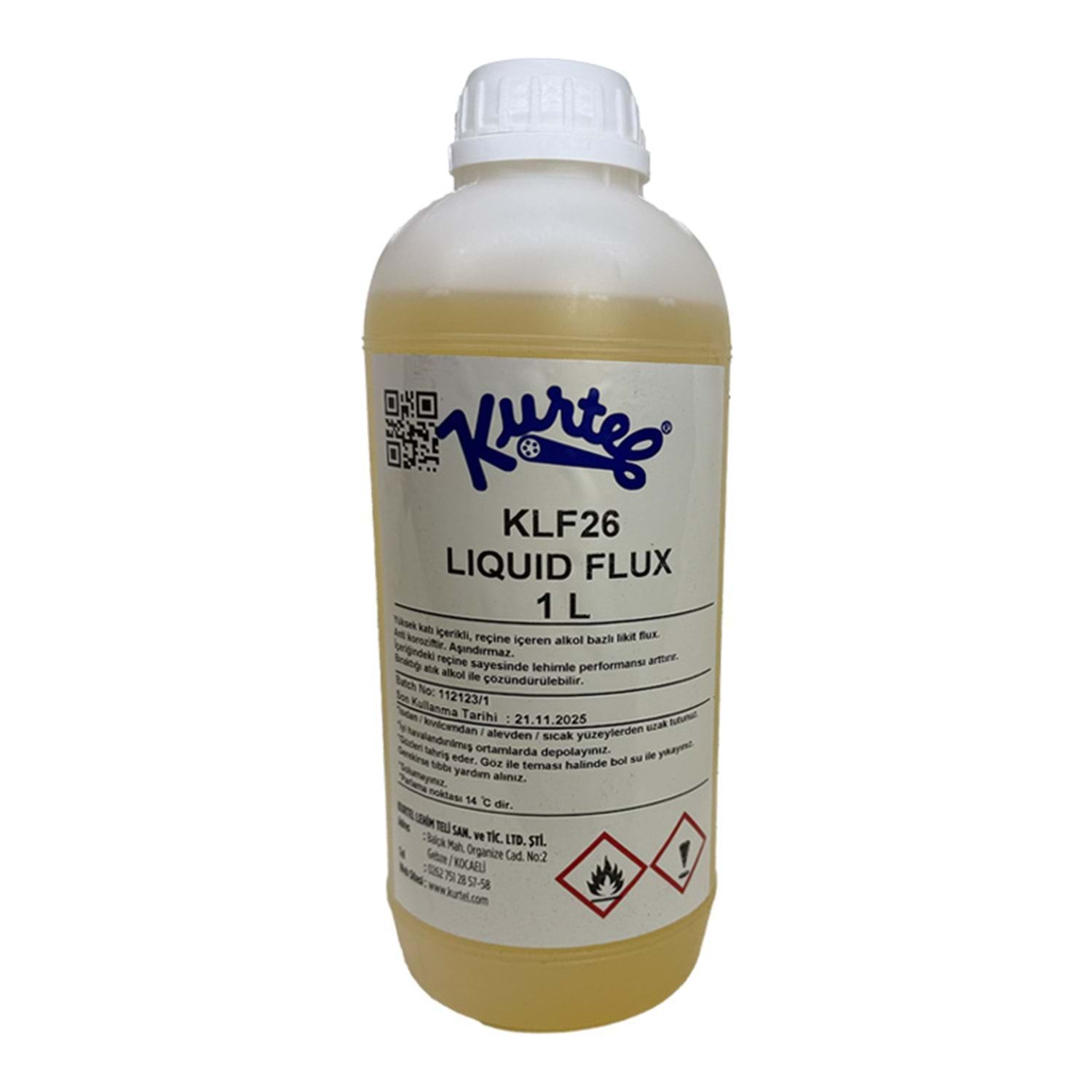 Kurtel KLF-26 Reçineli Sıvı Flux 1 Litre