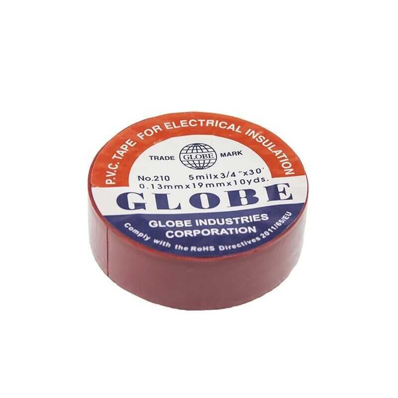 Globe Kırmızı İzole Bant (Elektrik Bandı)