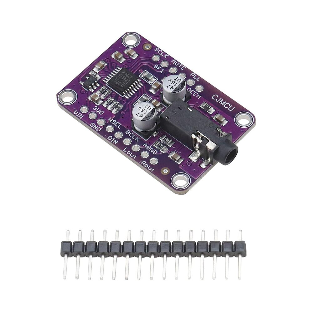UDA1334A I2S Stereo DAC Dekoder Modülü 3.5mm Ses Çıkışlı